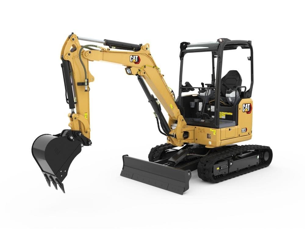 Caterpillar 303 CR — Miniexcavadoras de Caterpillar