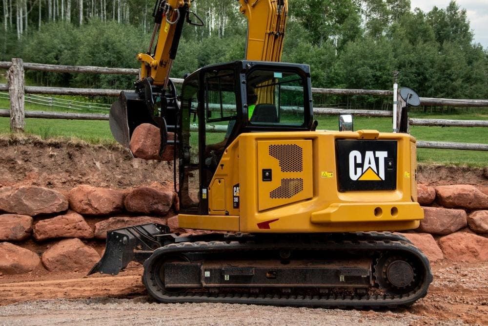 Caterpillar 308 CR — Excavadoras midi