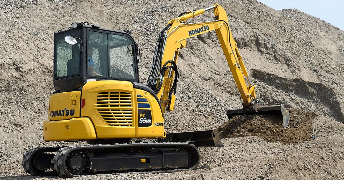 Komatsu PC55MR-5 — Miniexcavadoras