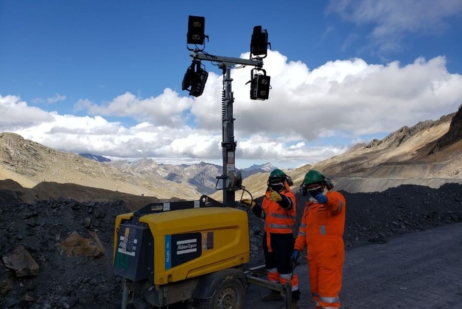 Atlas Copco HiLight V5+ — Torres de iluminación