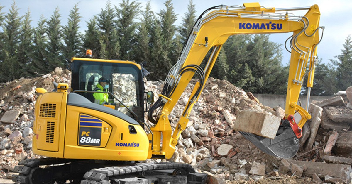 Komatsu PC88MR-11 — Excavadoras midi