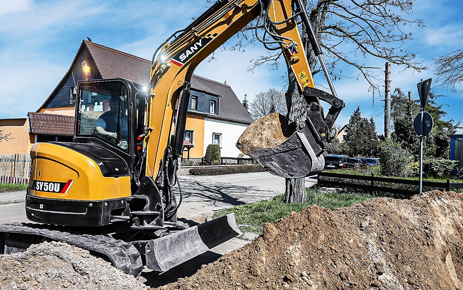 SANY SY50U — Miniexcavadoras