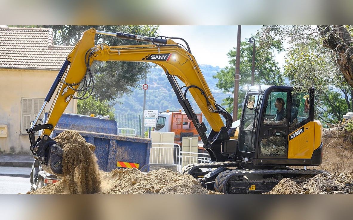 SANY SY80U — Excavadoras midi