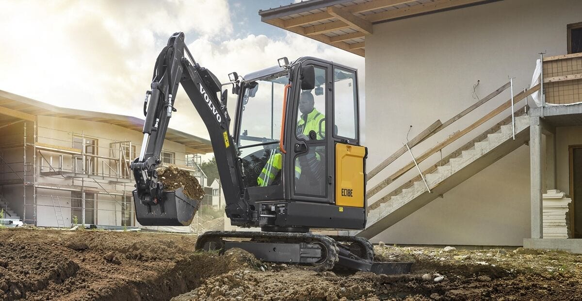 Volvo EC18E — Miniexcavadoras
