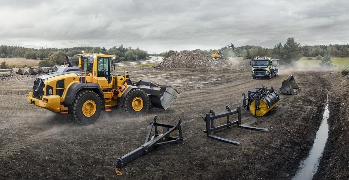 Volvo L120H — Palas cargadoras